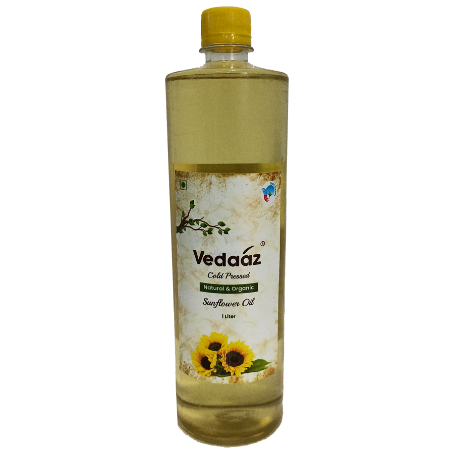 Vedaaz Cold Press Sunflower Oil (1000ml)