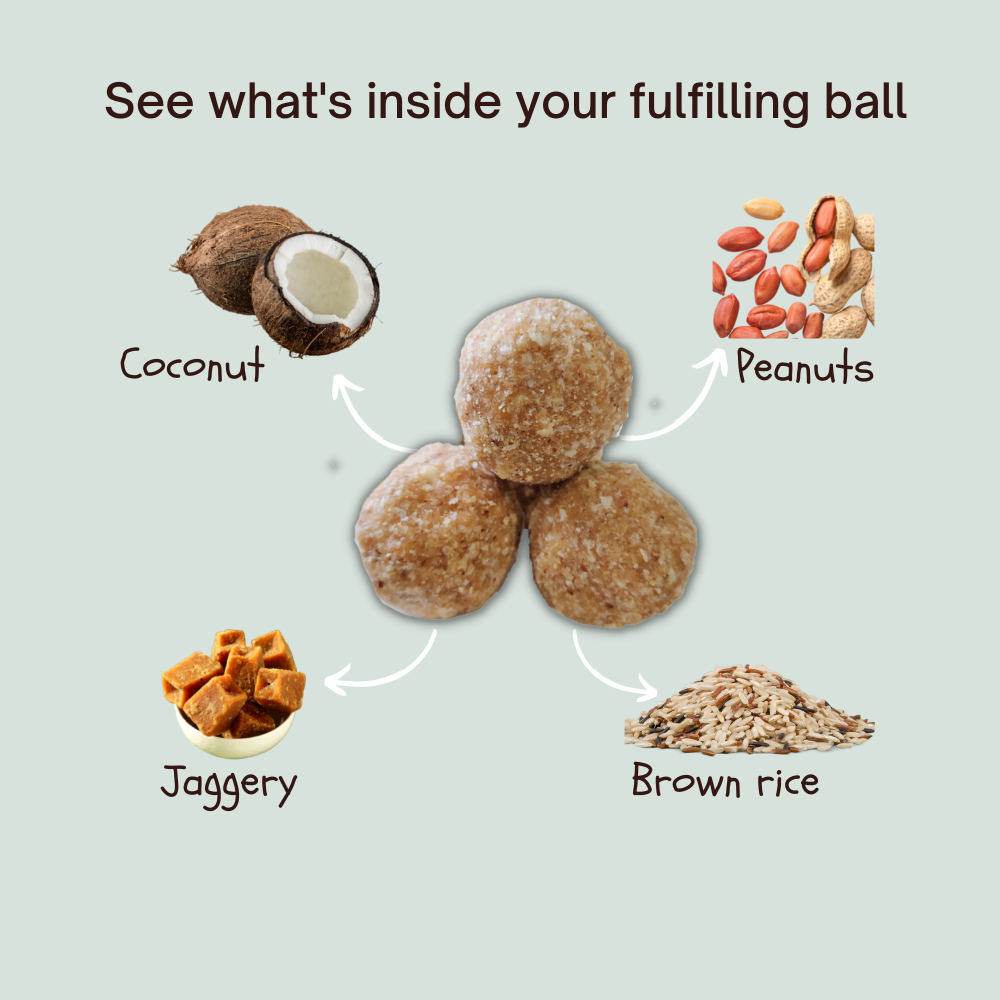 
                  
                    Fulfilling Coconut Peanut Energy Ball (200g) - Pack of 8
                  
                