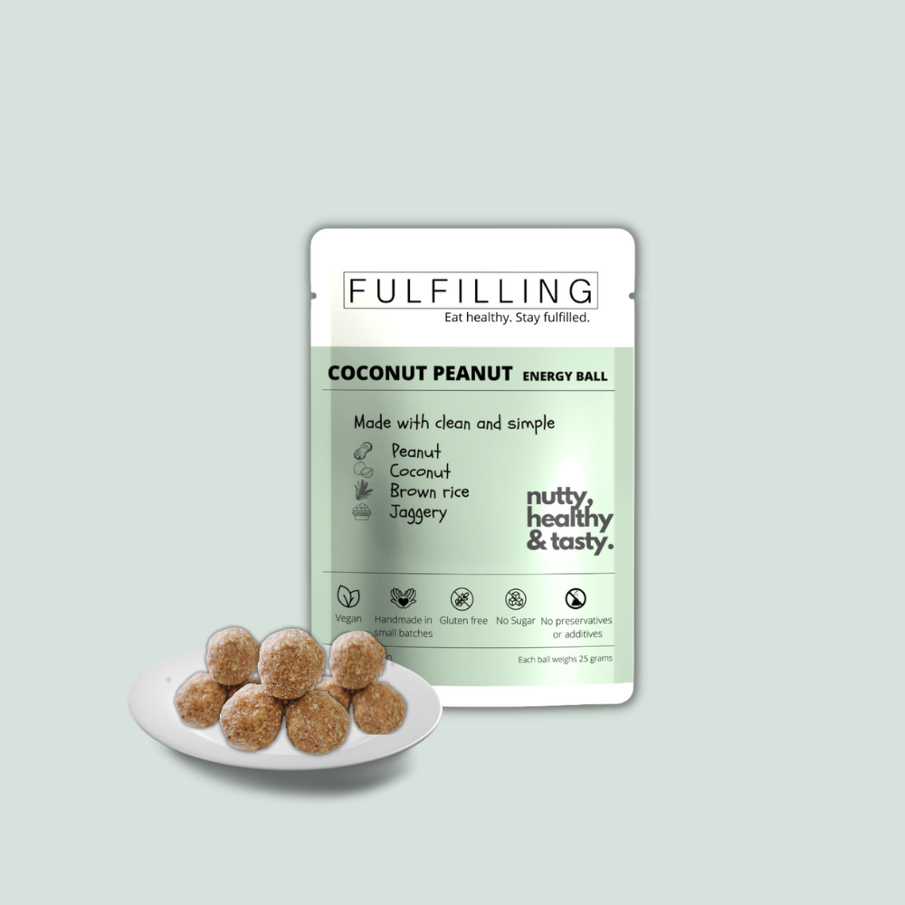 Fulfilling Coconut Peanut Energy Ball (200g) - Pack of 8