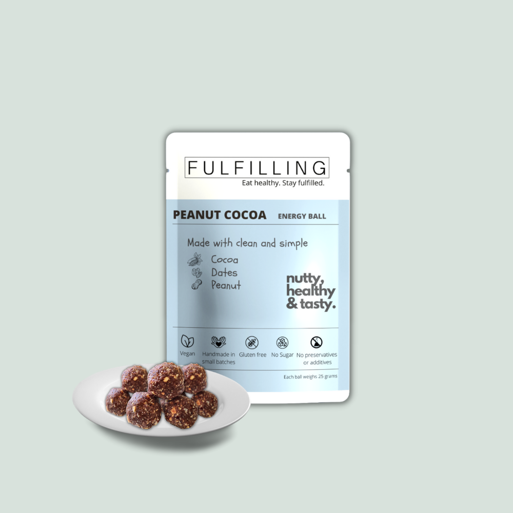 Fulfilling Peanut Cocoa Energy Ball (200g) - Pack of 8