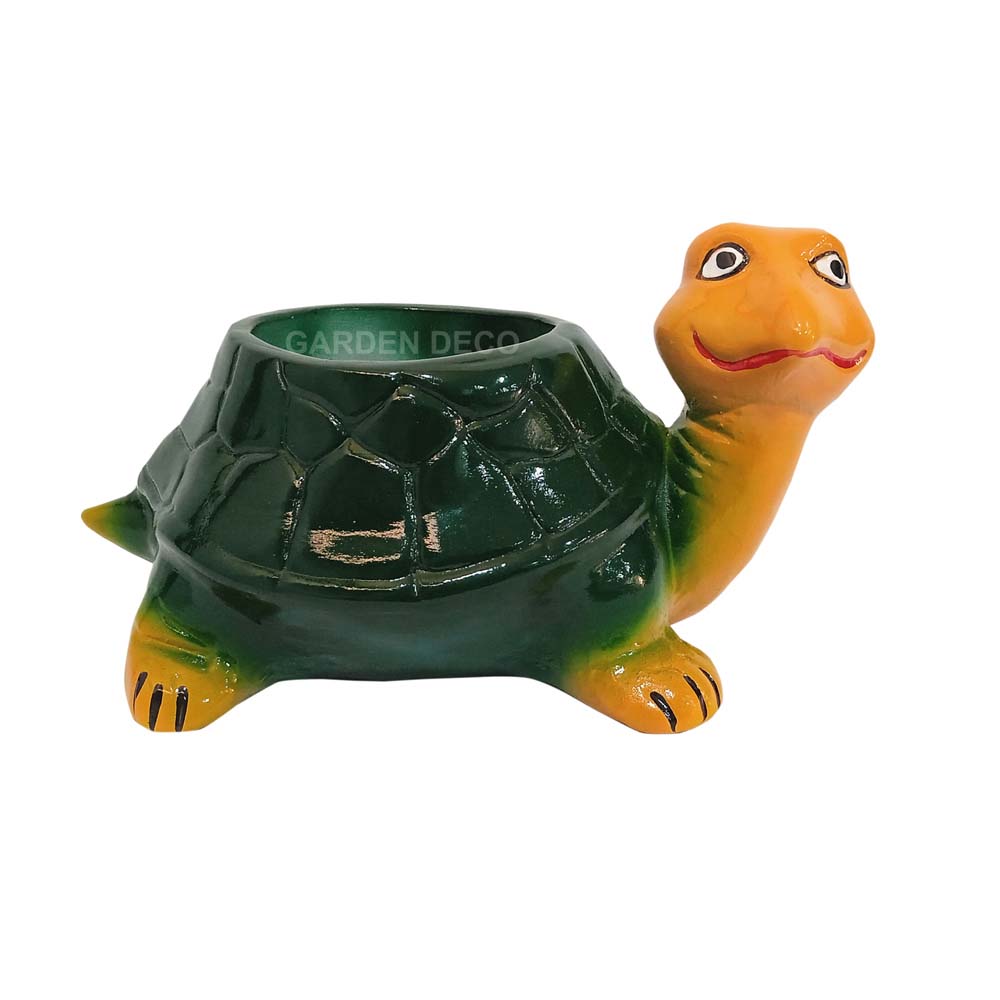 
                  
                    GARDEN DECO Cute Tortoise Ceramic Pot (Set of 1 PC)
                  
                