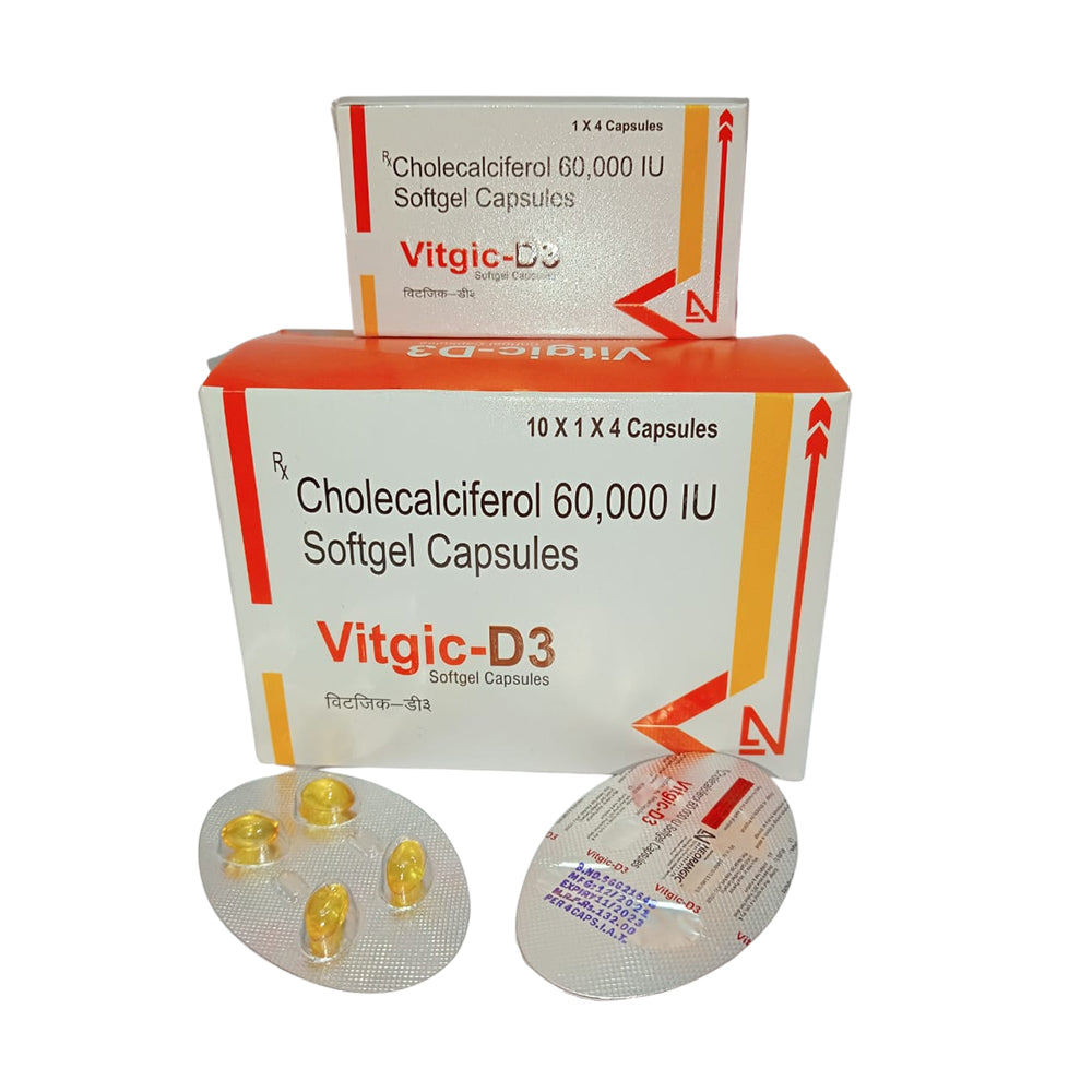 Vitgic-D3 (4 Capsules)