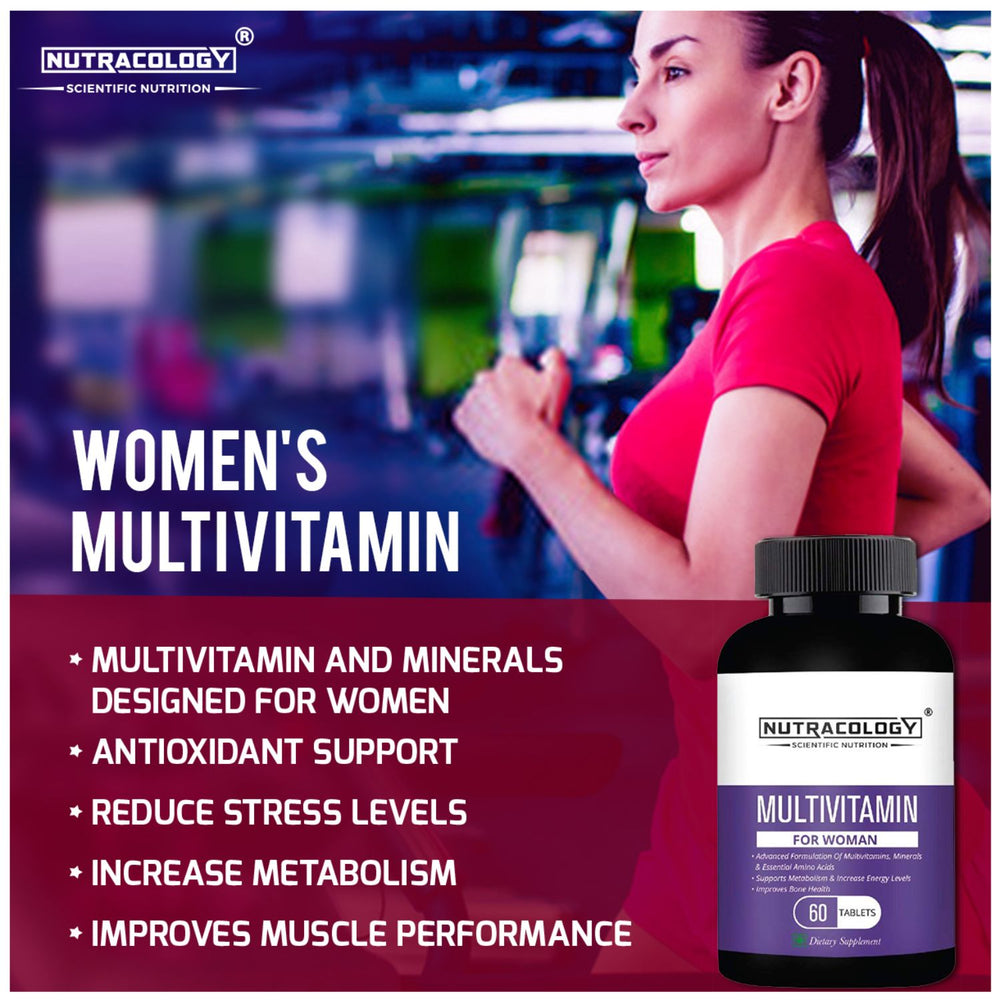 
                  
                    Nutracology Multivitamin for Women For Strength, Skin & Hair (60 Tablets)
                  
                