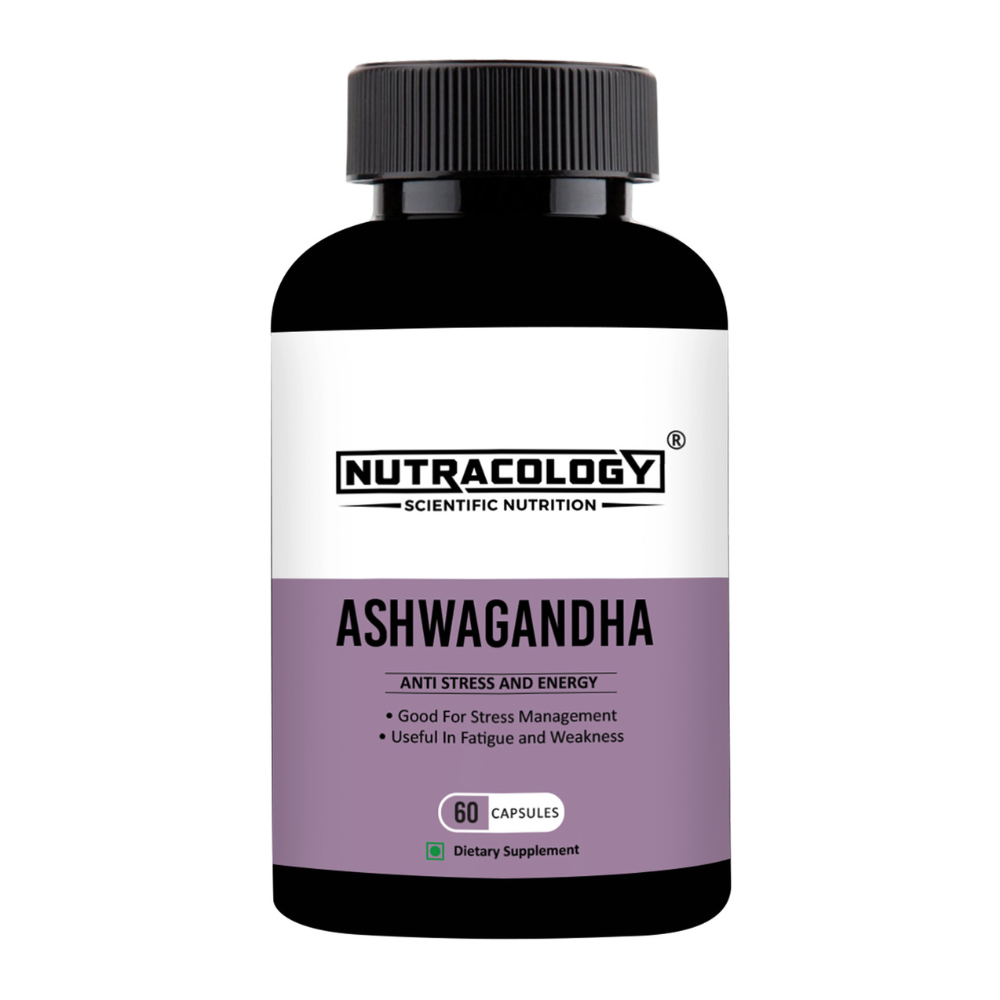 
                  
                    Nutracology Ashwagandha Tablets For Stamina Energy and Strength (60 Tablets)
                  
                