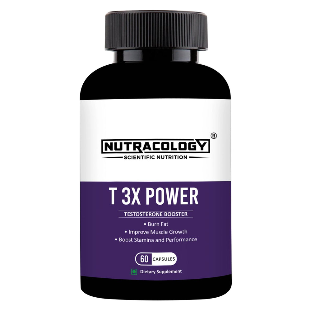 
                  
                    Nutracology T3X Power Testosterone Booster for Muscle Strength Energy Endurance for Men (60 Capsules)
                  
                