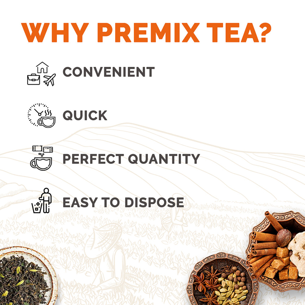 
                  
                    Auric Assorted Premix Tea in Taste of Elaichi & Masala
                  
                