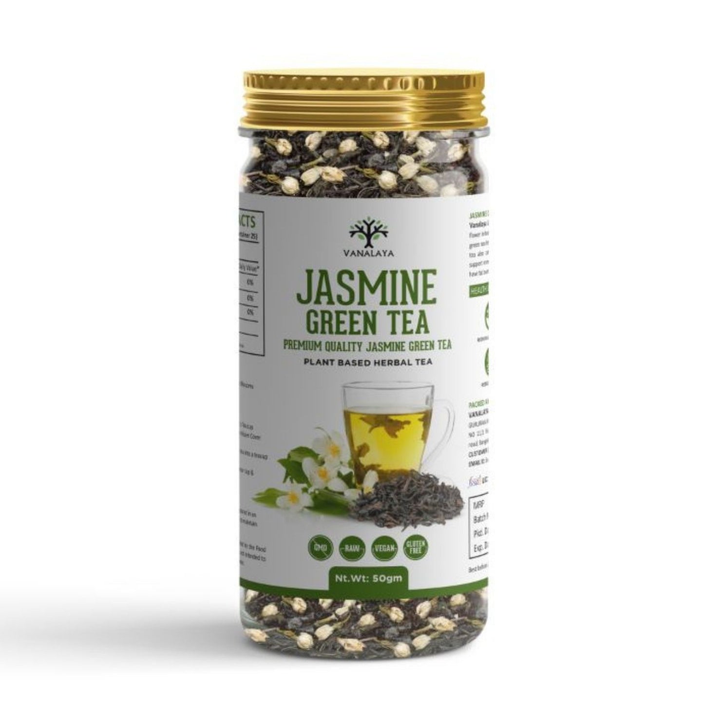 
                  
                    Vanalaya Jasmine Green Tea from Sun Dried Jasmine Petals (50g)
                  
                