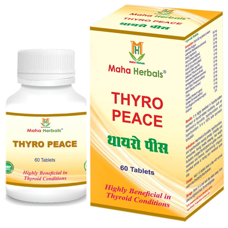 Maha Herbals Thyro Peace Tablets (60 Tablets)