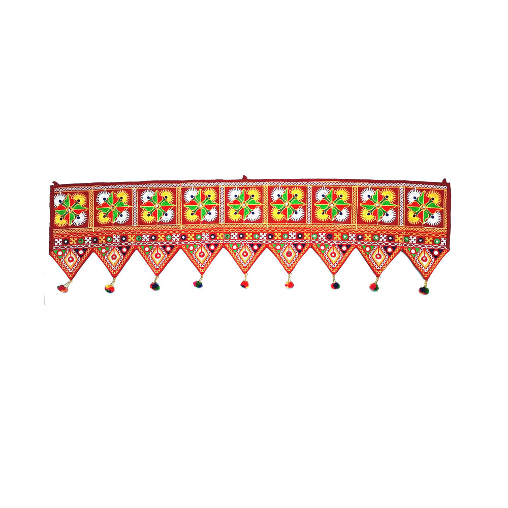 
                  
                    Vedsar Gujarati Traditional Embroidery Handmade Toran
                  
                