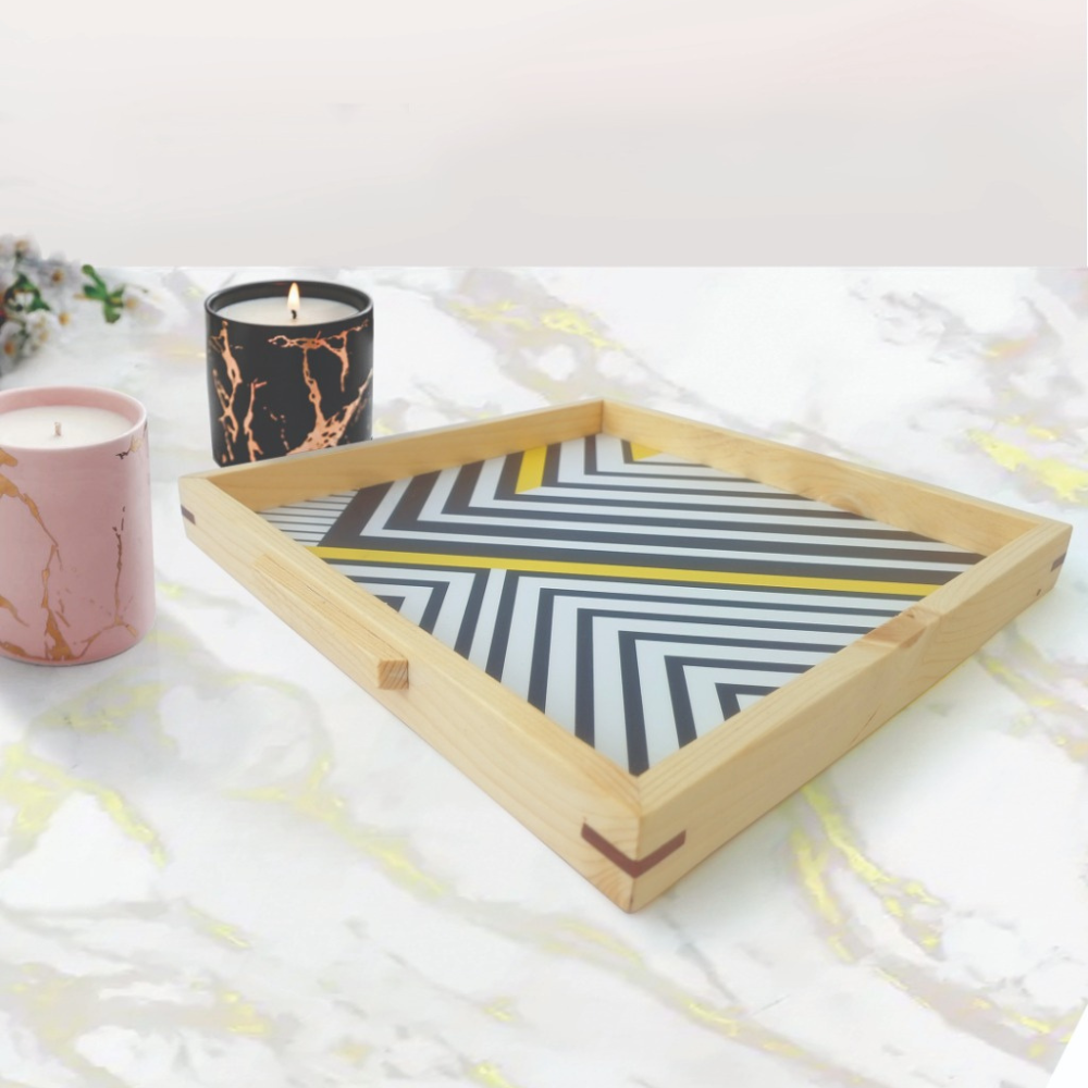 
                  
                    Modern Square Wooden Tray
                  
                