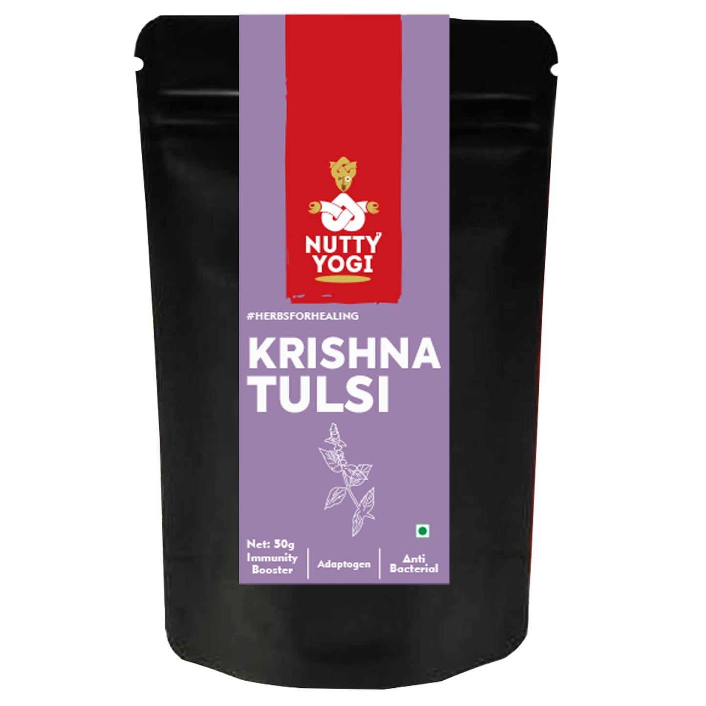 
                  
                    Nutty Yogi Krishna Tulsi (Holy Basil) Dried Leaves (50g)
                  
                
