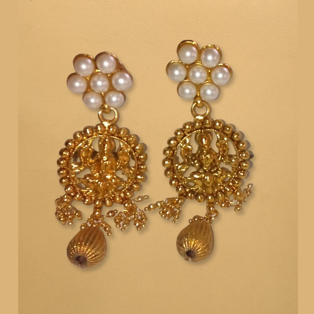 Ethnic Temple Lakshmi Earrings