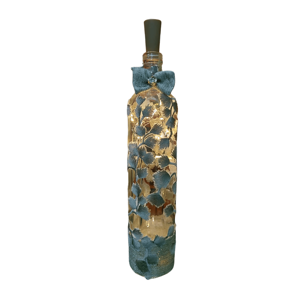 Handcrafted Thread Embroidery Bottle