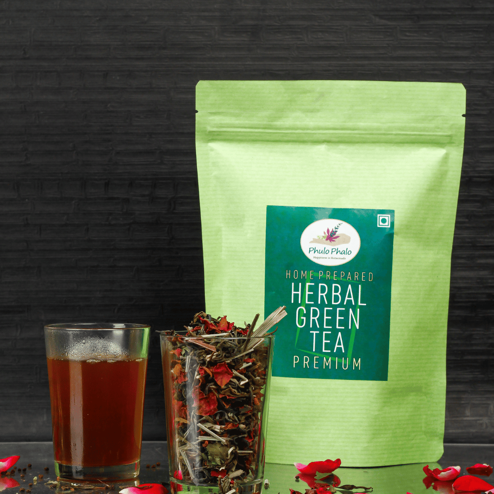 Phulo Phalo Herbal Green Tea (100g)