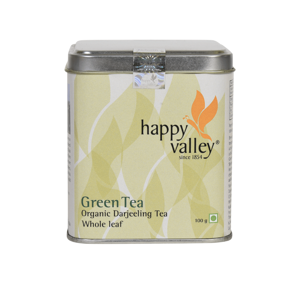 
                  
                    Happy Valley Darjeeling Organic Green Tea Loose Whole Leaf (Caddy) (100g)
                  
                