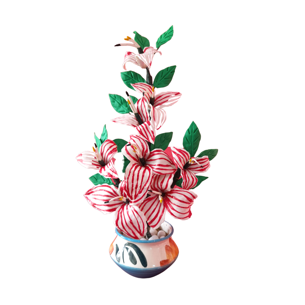 Handmade Vase with Flowers