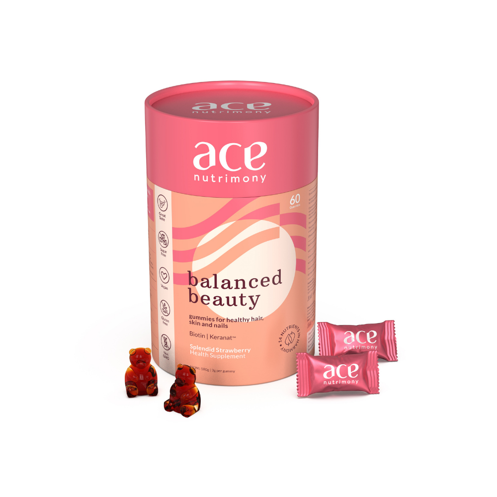 
                  
                    Ace Nutrimony Balanced Beauty Gummies (Pack of 60 Gummies)
                  
                