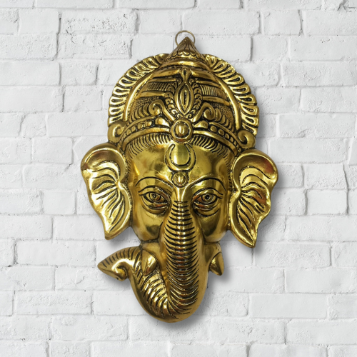 Wall Mount Lord Ganesh 3D Face