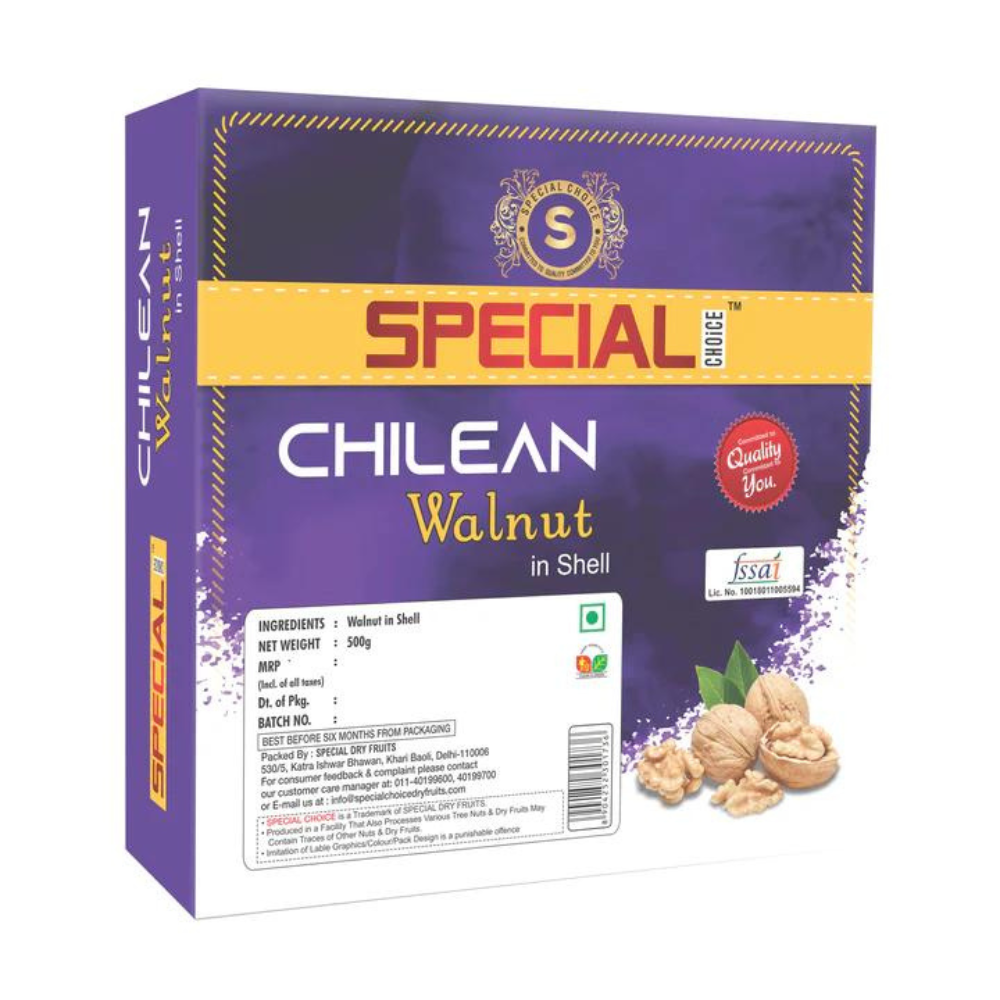 
                  
                    Special Choice Chilean Walnut In-shell (500g)
                  
                