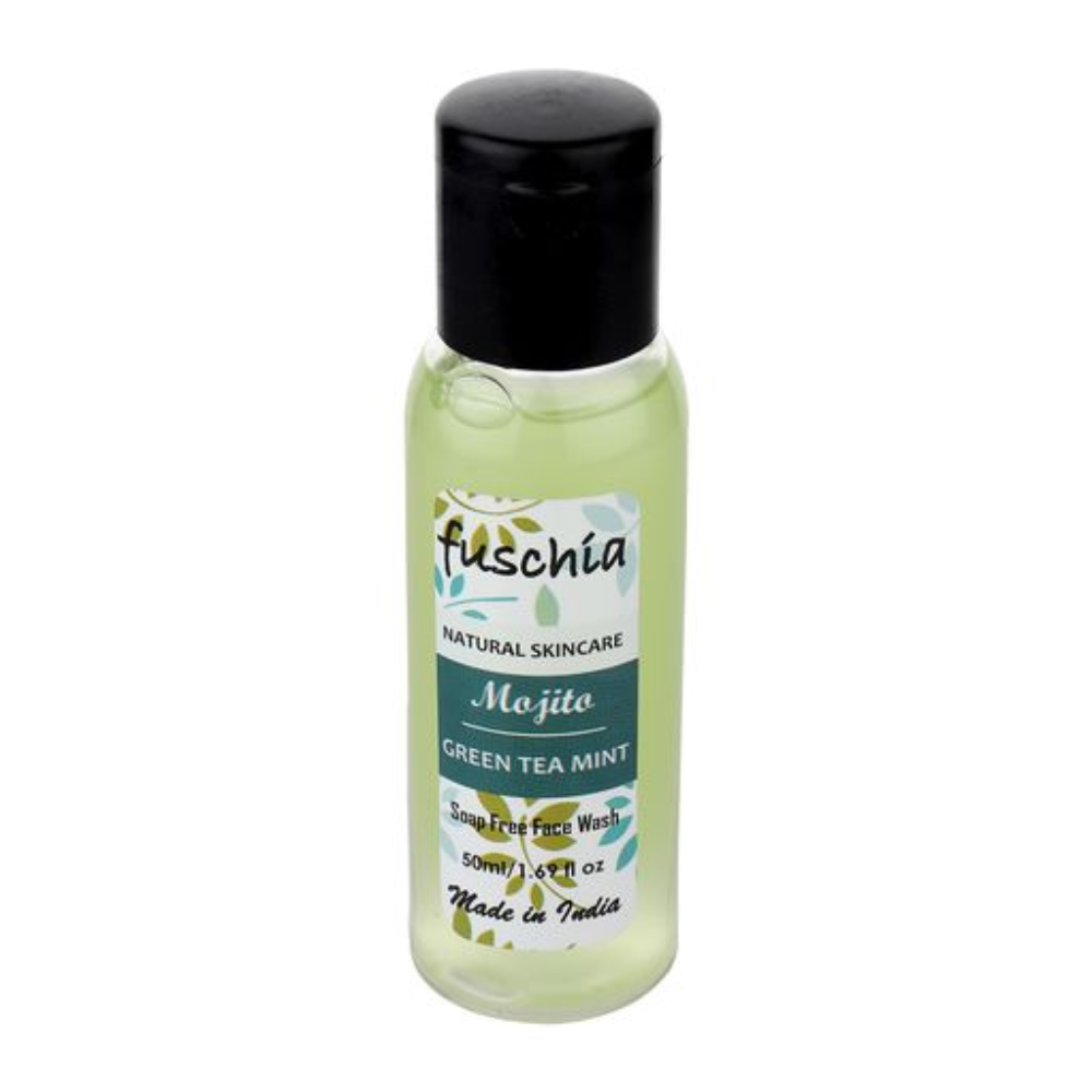 
                  
                    Fuschia Mojito Green Tea Mint Soap Free Face Wash (50ml)
                  
                