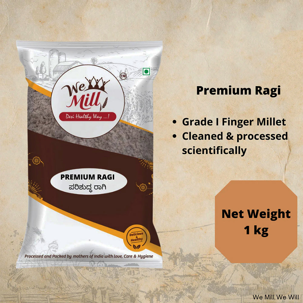 
                  
                    We Mill Premium Ragi (1kg)
                  
                