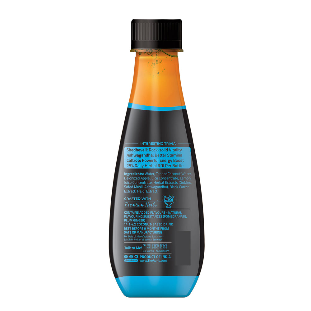 
                  
                    Auric Men's Energy Drink in Coconut Water (Pack of 12 Bottles)
                  
                